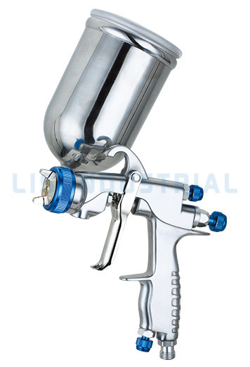 LS101G Gravity Feed Spray Gun Med 400ML Side Gravity Cup